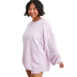 Aerie // NWT Lavender Crew Neck Pullover Sweatshirt